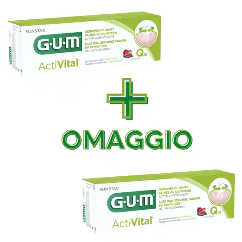 Prezzo Basso Gum Activital Dentifricio in Gel 75ml + CONFEZIONE OMAGGIO