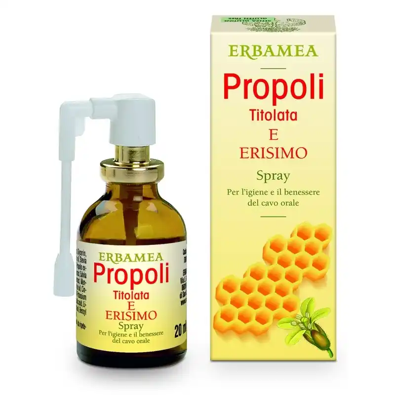 Promozione Propoli Erisimo Titolata Spray per Igiene Orale 20 ml