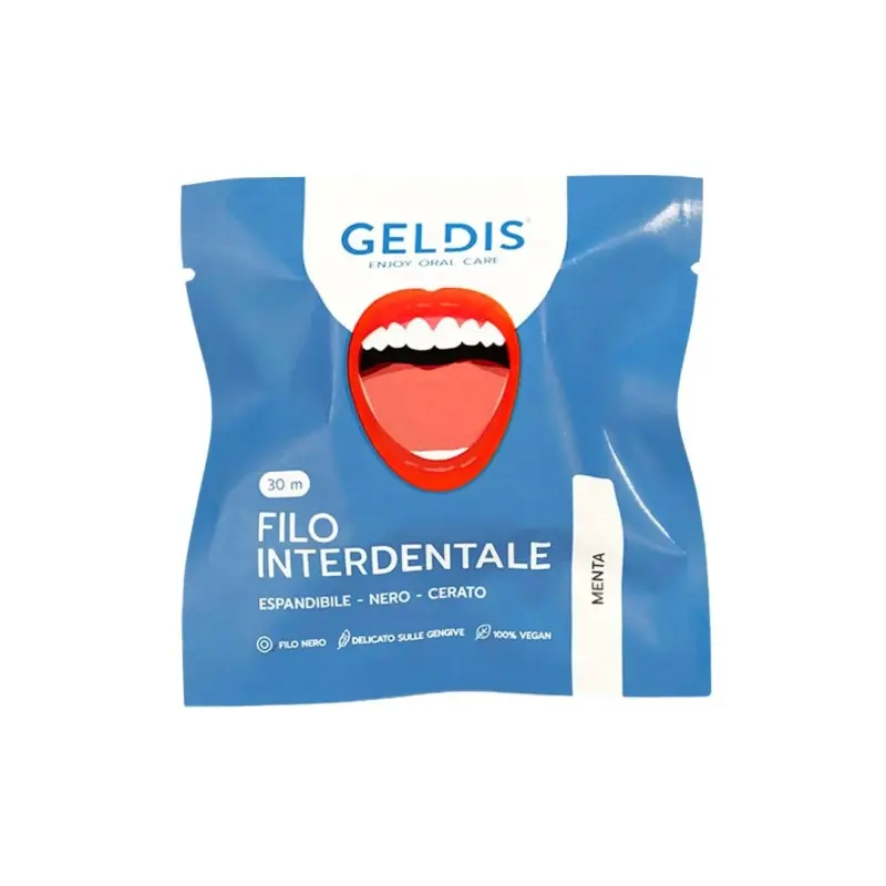 Promozione Esclusiva Geldis Filo Interdentale Cerato Aroma Menta 30mt