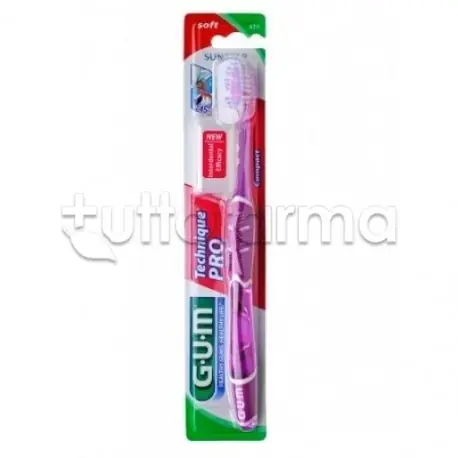 Gum Technique Pro Medio Compatto Spazzolino Top Qualità