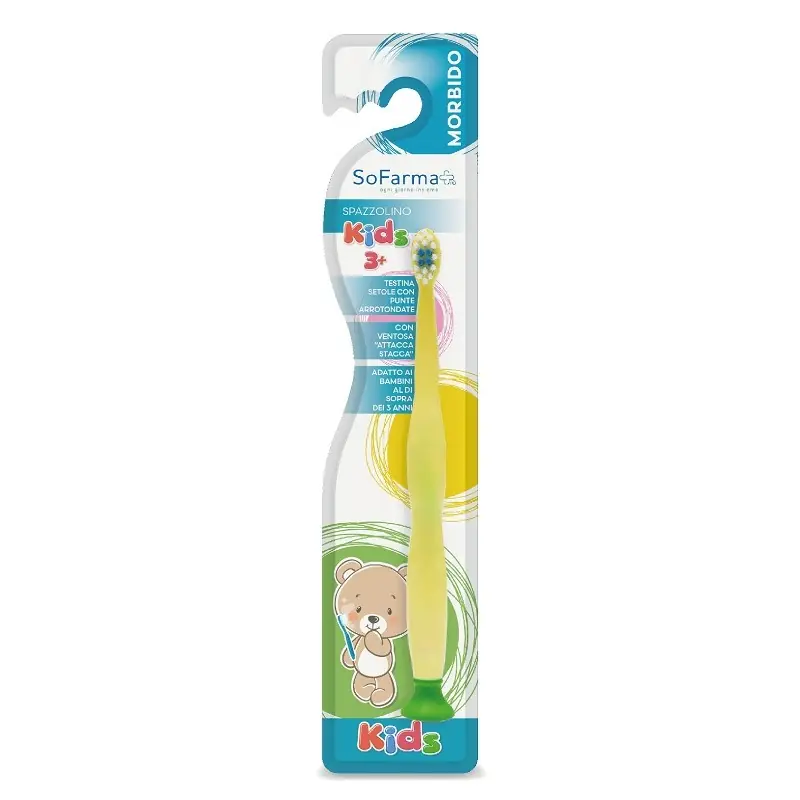 Spazzolino Bambini SoFarma per Pulizia Dentale Formato Singolo Certificato
