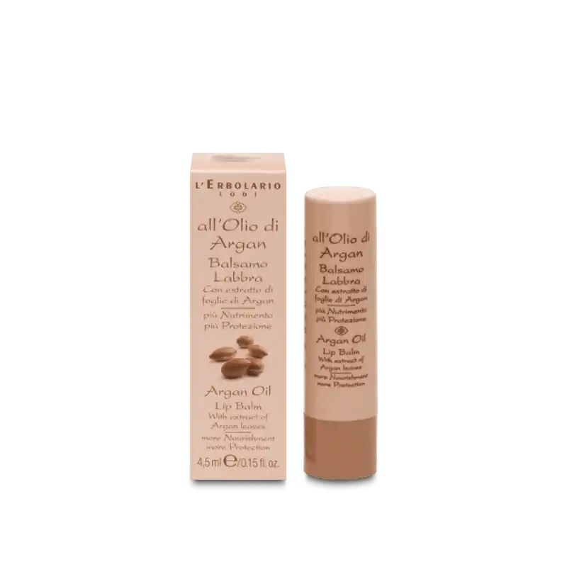 L'Erbolario Olio di Argan Balsamo Labbra per Labbra Secche e Screpolate Stick 4,5g Top Qualità