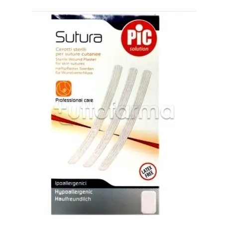 Pic Cerotti Sutura 3x75mm 10 Pezzi All’Ingrosso