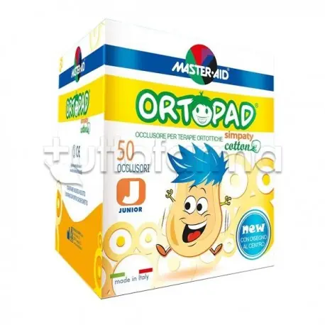 Master-Aid Ortopad Simpaty Cotton Junior Cerotto Occlusore per Strabismo per Bambini 50 Pezzi Spedizione Gratuita