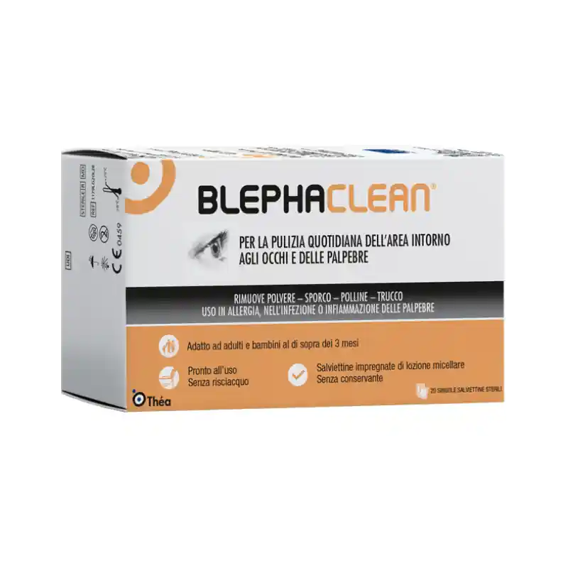 Blephaclean Garze Oculari Pulizia Occhi 20 Salviette A Buon Prezzo
