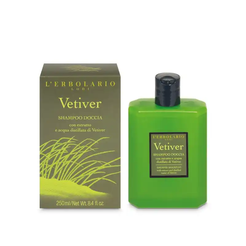 Sconto L'Erbolario Vetiver Shampoo Doccia detergente tonificante corpo e capelli 250 ml