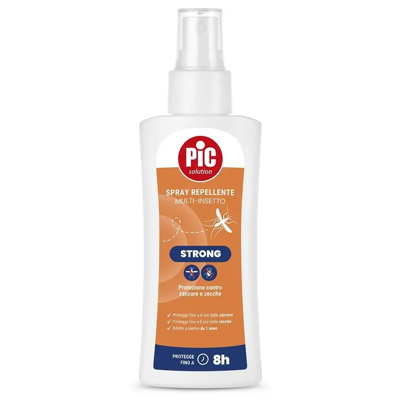 Pikdare Pic Solution Spray Repellente Multi-insetto Strong per protezione zanzare e zecche 100ml Promozione Esclusiva