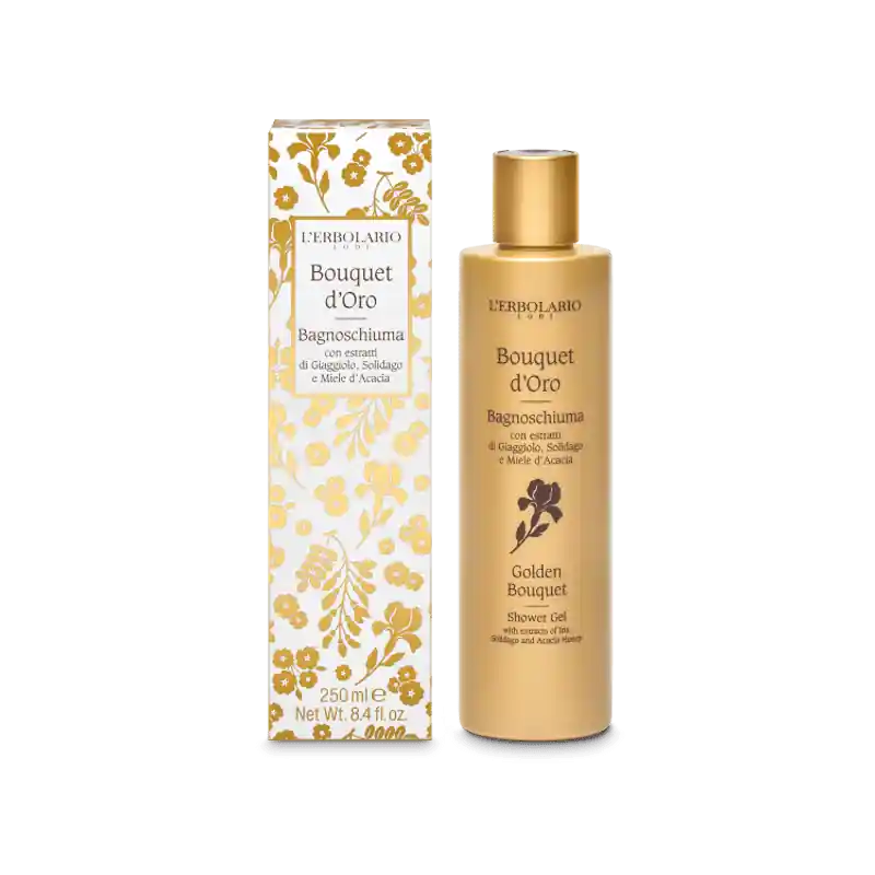 L'Erbolario Bouquet D'oro Bagnoschiuma detergente corpo idratante e delicato 250 ml Ultimissimo Modello