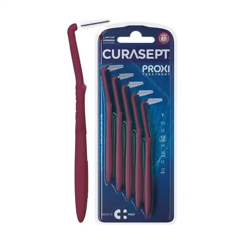 Subito Disponibile Curasept Proxi Scovolini Dentali T13 per Pulizia Interdentale 5 Scovolini