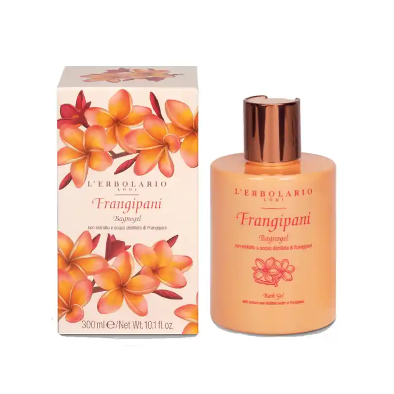 Promo Stagionale L’Erbolario Frangipani Bagnogel detergente corpo delicato e profumato 300 ml