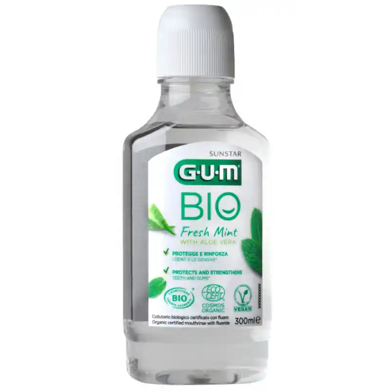 Gum BIO Collutorio Biologico Fresh Mint alla Menta 300ml Top Qualità