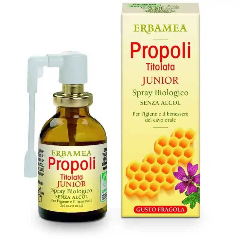 Propoli Titolata Junior Spray Biologico per Igiene Orale 20 ml Promo Stagionale