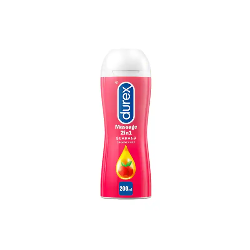 Certificato Durex Massage 2 in 1 Gel Lubrificante con Guaranà da 200ml