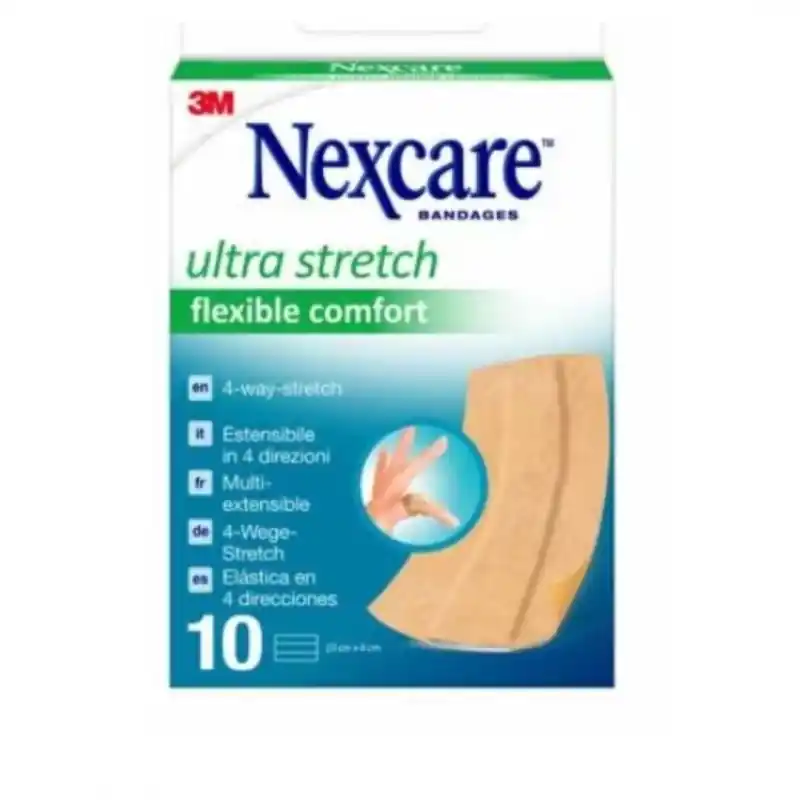 3M Nexcare Ultra Stretch Comfort Cerotti Flessibili 10 Pezzi In Voga