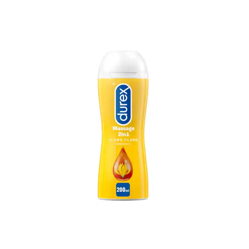 Durex Massage 2 in 1 Ylang Ylang Gel Lubrificante da 200ml Promo Stagionale