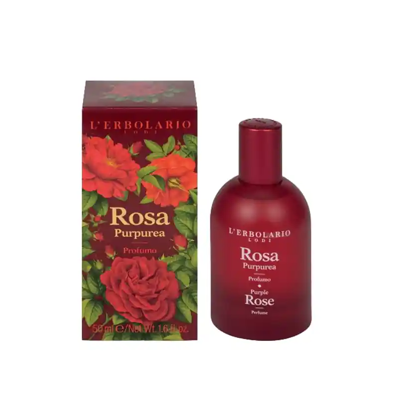 Pagamento Sicuro L'Erbolario Rosa Purpurea Profumo, fragranza floreale persistente per donna 50 ml