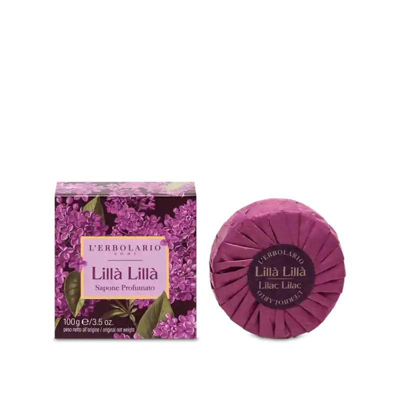 L'Erbolario Lillà Lillà Sapone Profumato per Detersione Delicata 100 g Originale