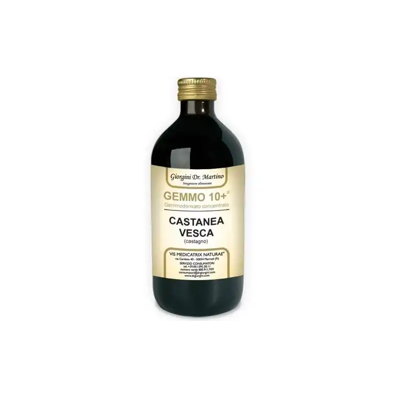 Consegna Rapida Dr Giorgini Gemmo 10+ Castagno Integratore Ricostituente 500ml
