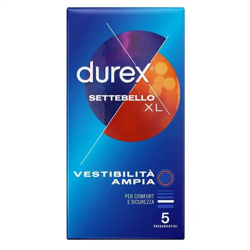 Must-Have Durex Settebello Profilattici XL 5 Pezzi
