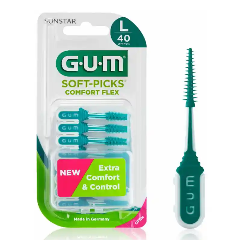 Offerta Lampo Gum Soft Picks Comfort Flex Scovolino Gomma Large 40 Pezzi