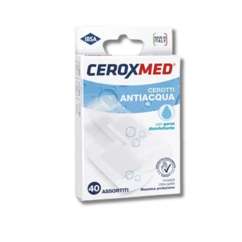 Ceroxmed Cerotti Assortiti Antiacqua 40 Pezzi Spedito Oggi
