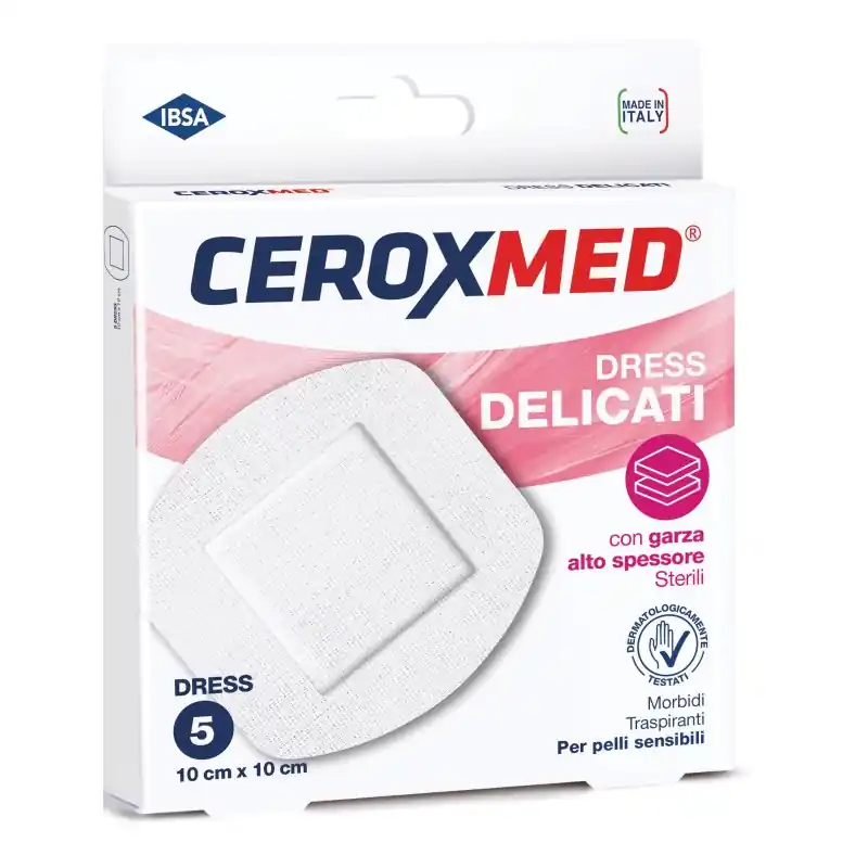 Di Marca Ceroxmed Cerotti Delicati Medicazione Sterile 6X10 cm 5 Pezzi