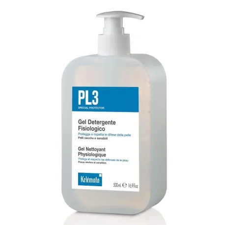 Alta Qualità Pl3 Gel Detergente Fisiologico per Pelli 500ml