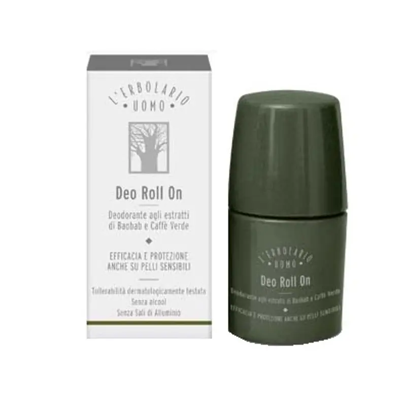 L'Erbolario Deodorante Roll-on Uomo per Freschezza e Protezione Pelle Sensibile 50 ml Must-Have