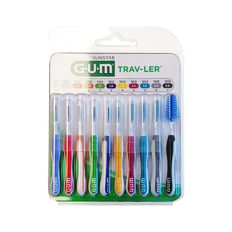 Gum Trav-Ler Scovolini Misti per Placca 10 Pezzi Must-Have