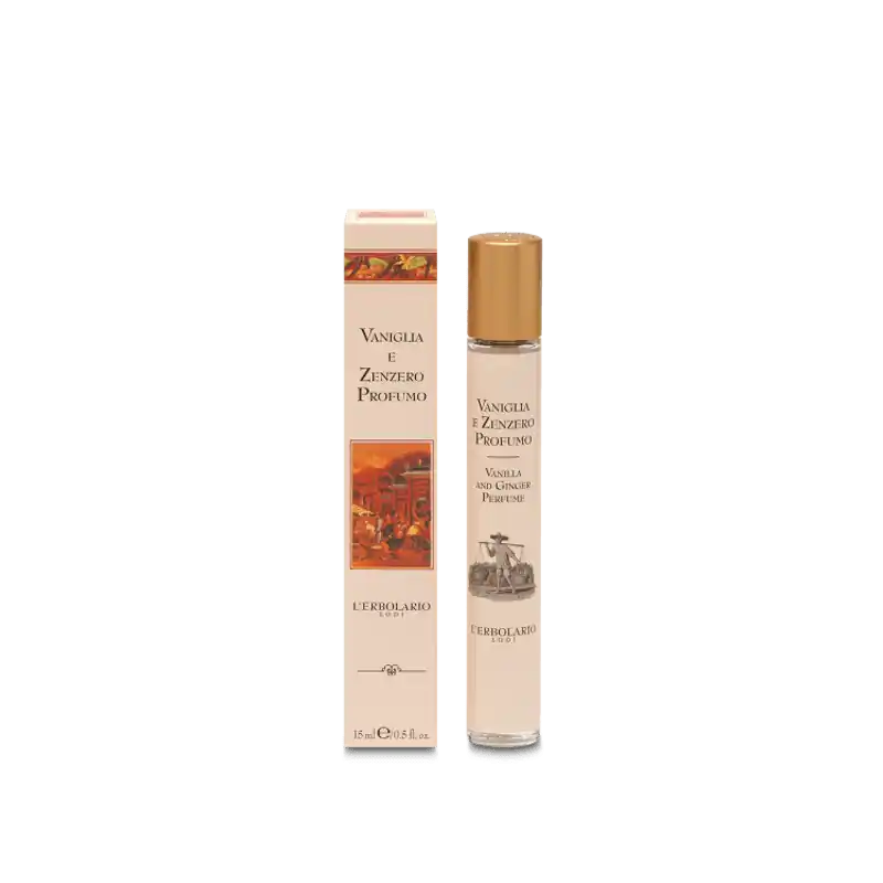 L'Erbolario Vaniglia e Zenzero Profumo unisex, fragranza agrumata e speziata, formato 15ml Pagamento Sicuro