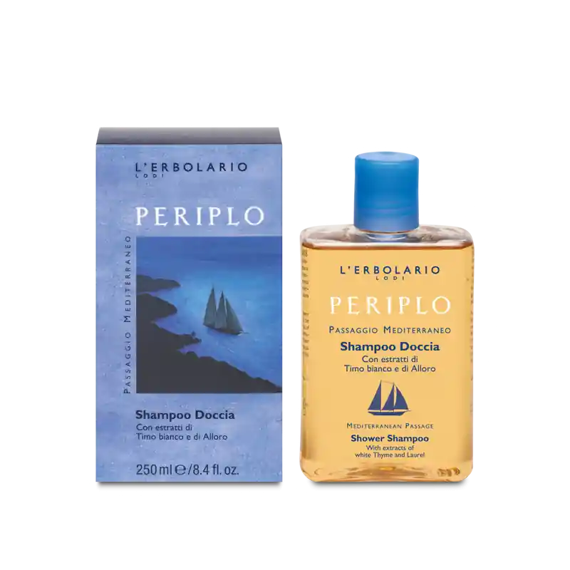 Originale L’Erbolario Periplo Shampoo Doccia detergente corpo e capelli tonificante 250ml