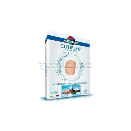 Ultime Pezzi Master-Aid Cutiflexmed Medicazione Autoadesiva Impermeabile 10,5x15 cm 5 Pezzi