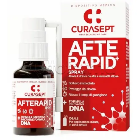 Subito Disponibile Curasept Afte Rapid Spray per Afte e Stomatite 15ml