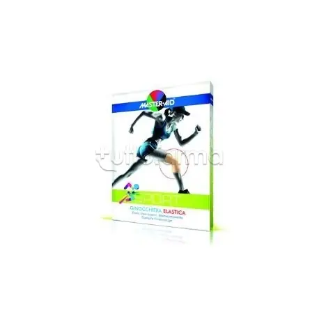 Fatto A Mano Ginocchiera Elastica Master-Aid Sport per Protezione Ginocchio Taglia 4 (41-44 cm)