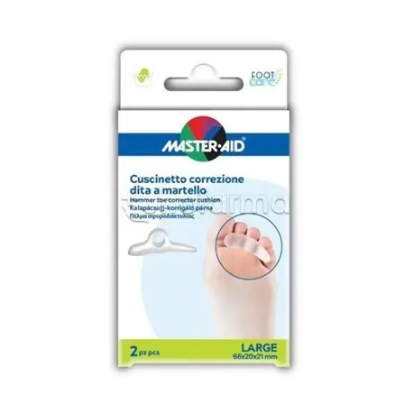 Edizione Limitata Master-Aid Correzione Dita A Martello per Dita a Martello e Uncino 2 Pezzi Taglia Large