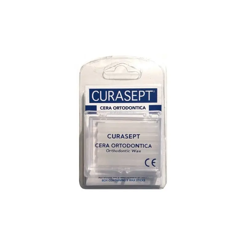 Acquista Ora Curasept Wax Cera Ortodontica per Protezione Mucose 5 Bastoncini