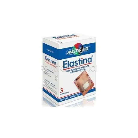 Master-Aid Rete Tubolare Elastica Ipoallergenica Per Cintura Ombelicale 3 Pezzi Professionale