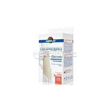 Master-Aid Compriderm Benda Elastica per Fissaggio e Traumi 10 cm x 5 m Miglior Prezzo