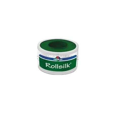 Di Marca Master-Aid Rollsilk Cerotto in Seta per Pelli Sensibili 5m x 2,5cm