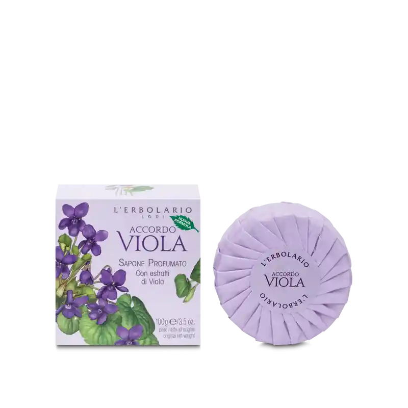 Ordine In Blocco L’Erbolario Accordo Viola Sapone per Detersione Delicata Viso e Corpo 100 g