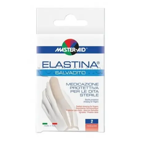 Compra Adesso Master-Aid Elastina Dito per Protezione Ferite 2 Medicazioni da 3m