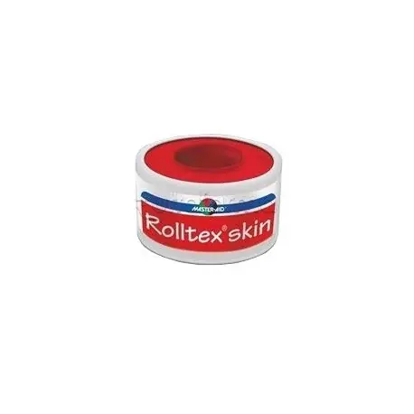 Nuova Collezione Cerotto In Rocchetto Master-Aid Rolltex Skin per Pelli Sensibili 5x1,25 cm