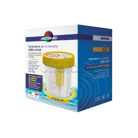 Compra Adesso Contenitore Raccolta Urina Sottovuoto Master-Aid per Analisi 120ml