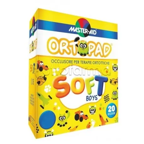 Master-Aid Ortopad Soft Boys Regular Cerotto Occlusore per Strabismo per Bambini 20 Pezzi Certificato