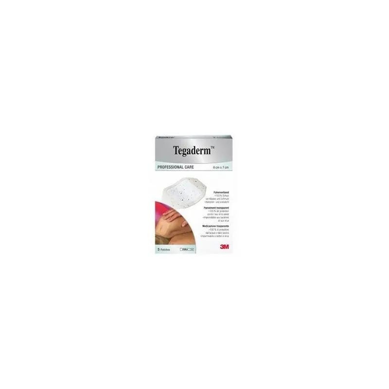 TEGADERM MEDICAZIONE IMPERMEABILE TRASPARENTE 5 PEZZI 6X7 CM Di Tendenza