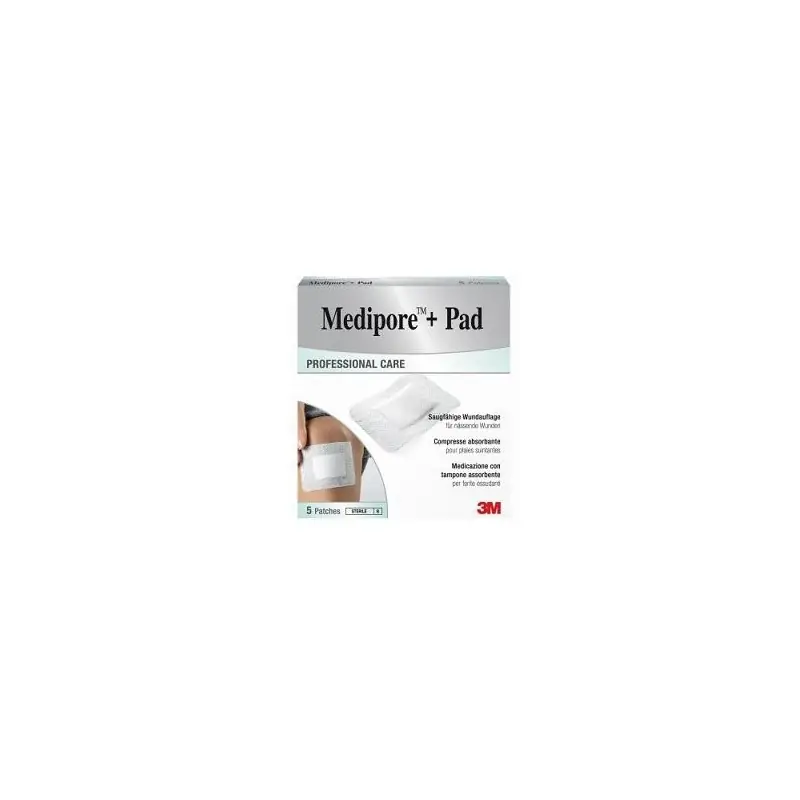 Di Tendenza 3M Medipore+Pad Medicazione 10X10cm 5 Pezzi