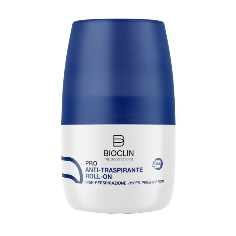 Solo Oggi Bioclin pro Anti Traspirante Roll On Trattamento per Sudorazione e Odori Sgradevoli 20 ml