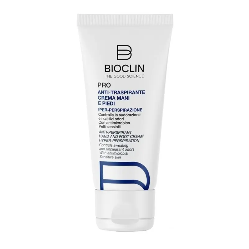 In Voga Bioclin Pro Anti Traspirante Crema Deodorante Mani e Piedi 50 ml