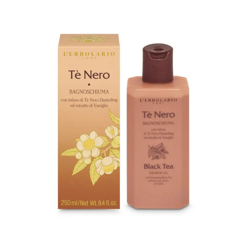 L'Erbolario Tè Nero Bagnoschiuma detergente delicato per pelli sensibili 250 ml Miglior Prezzo