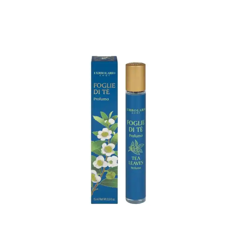 Quantità Limitata L'Erbolario Foglie di Té Profumo, fragranza unisex fresca e raffinata, 15 ml